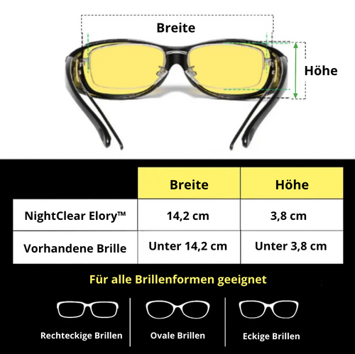NightClear Elory™ - Genießen Sie entspannte Nachtfahrten
